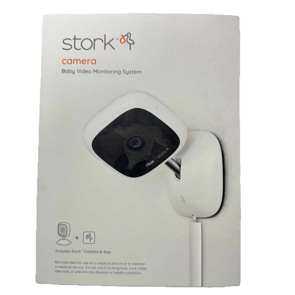 Stork Baby Video Monitoring Camera WiFi Monitor QHD 1080p Two-Way Audio App